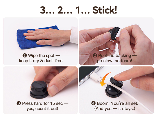 Installation of cable clips