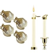 Earssa 4pcs Candle Snuffer, Automatic Fire Extinguishing Candle Snuffer Clip On Kit, Candle Safet...