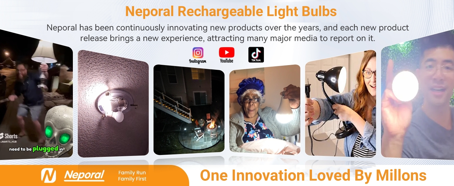 rechargeable light bulbs battery operated light bulb bombillos recargables para apagones