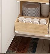 graffitimaster Pull Out Cabinet Organizer, Wood Slide Out Wood Drawer for Kitchen, Bedroom, Livin...