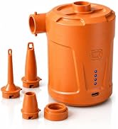 Air Pump for Inflatables,Air Mattress Pump,5200mAh Battery,Camping Essentials,Electric Air Pump,4...
