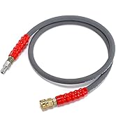 M MINGLE Pressure Washer Jumper Hose, 5 FT Whip Hose for Power Washer, Hose Reel Connector Hose f...