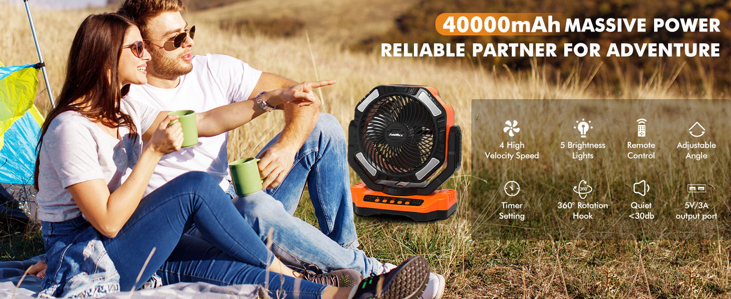 40000mAh Massive Power
