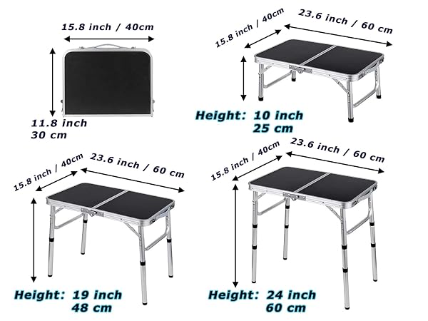 small folding table portable