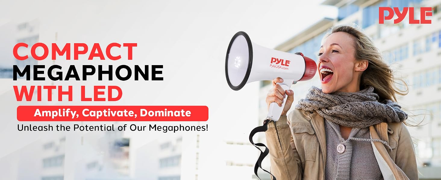megaphone bullhorn speaker bull horn loud blow mini rechargeable mega phone tornado siren