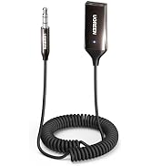 UGREEN Aux to Bluetooth 6.0 Adapter 3.5mm Bluetooth Receiver for Car USB 2.0 to 3.5mm Jack Kit wi...