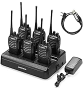 6pcs BAOFENG BF-888S Walkie Talkie for Adults, Long Range Two Way Radio, 1500mAh 16 CH, 6 Radios ...