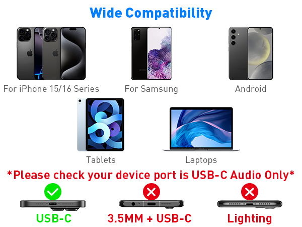 usb c headphones
