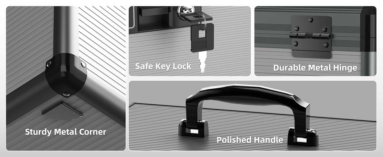 Lock box with key