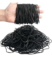 HAIDIBAO-Rubber Bands Black 4.8inch 0.5lbs stretch well Elastic Bands for home rubber bands offic...