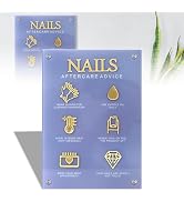 Nail salon signage on wall nail instructions bluepurple