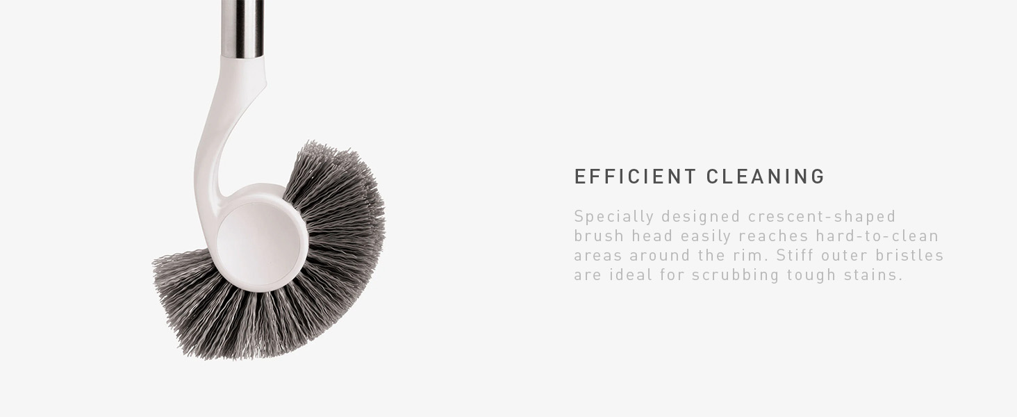 Efficient Cleaning | Stiff outer bristles ideal for scrubbing tough stains