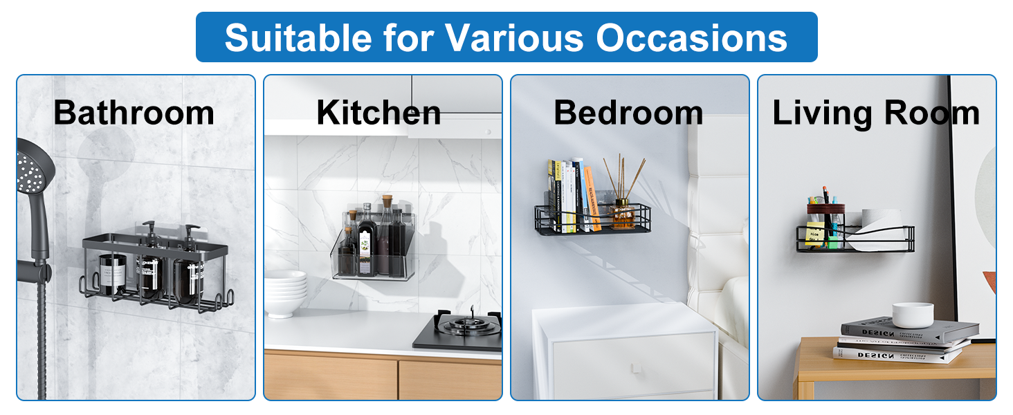 shower shelf sticker replacement