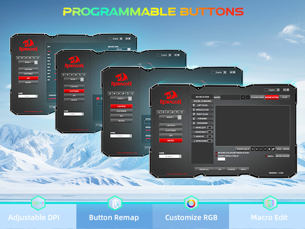 programmable gaming mouse