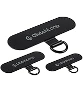 ClutchLoop Anchor 2 – Premium Metal Phone Tether Tab, Ultra-Thin 0.30mm with 3M Adhesive, Strong ...