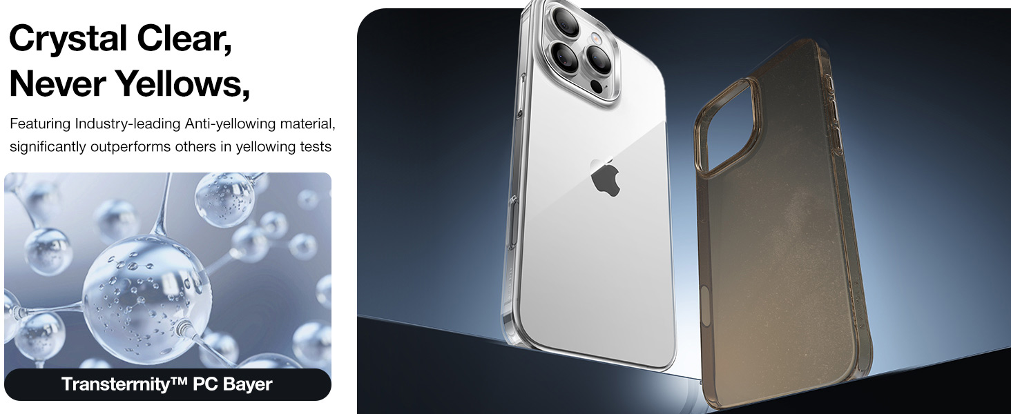 iphone 16 pro max case anti-yellow