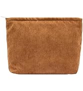 PAZIMIIK Makeup Bags for Purse Zipper Cosmetic Pouch Large Travel Canvas Make Up Organizer Tool P...