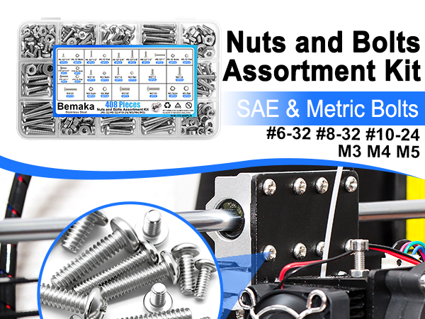 screws with nuts