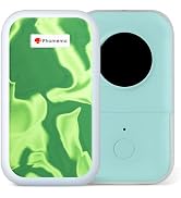 Phomemo D30 Label Maker Case - Green Rippled Silicone Cover, Shockproof & Anti-Scratch, Soft Grip...