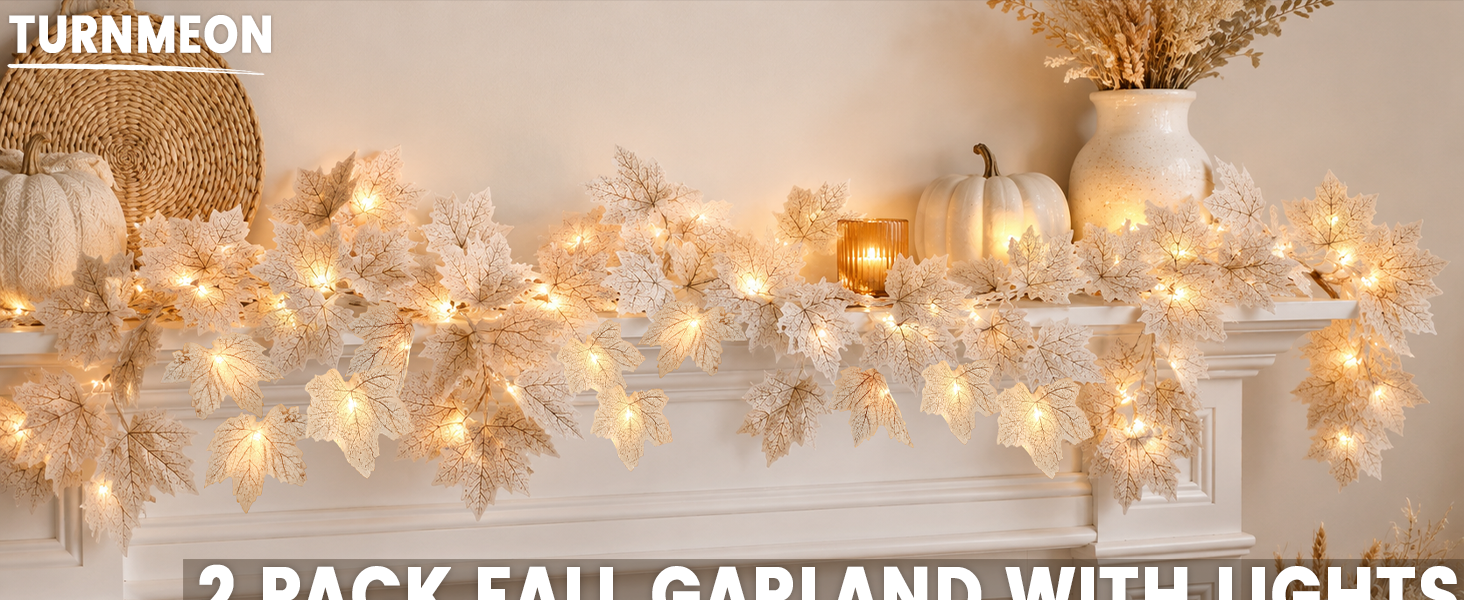 fall decor fall decorations for home fall lights fall garland halloween decor thanksgiving decor
