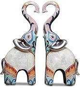 XINXAUN Elephant Statue, Elephant, Elephant Decor, Home Decor, Shelf Decor, Living Room Decor, El...