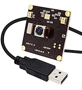 ELP 13mp Autofocus USB Camera Module with Microphone 75degree No Distortion Lens Mini UVC USB2.0 ...