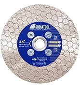 SHDIATOOL Diamond Saw Blade 4-1/2-inch, Tile Cutting Grinding Disc Wheel 115mm for Porcelain Cera...