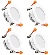 YGS-Tech 2 Inch LED Recessed Lighting Dimmable Downlight, 3W(35W Halogen Equivalent), 5000K Dayli...