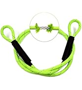 Big & Strong 7/16" Steel Security Cable Lock (7FT/13FT) with Looped Ends Anti-Theft f...