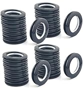 32 Pack Curtain Grommet, Inner Diameter 1-9/16"(40mm) Curtain Eyelet Rings Roman Ring Grommet Cur...