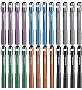 FASTPRO 24-Pack Pen Light, Aluminum LED Penlights with Batteries Included & Pre-Installed, Pocket...