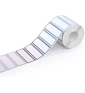 1000Pcs Removable Food Labels, Colored Freezer Labels Labels Stickers Waterproof Oil for Food Con...