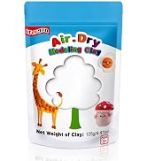 ifergoo Modeling Clay, White Air Dry, Squishy, Non-Toxic Magic Clay for Cosplay and Costumes, Sch...