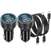 OKRAY 93W USB C Car Charger 3-Port PD45W+30W Super Fast Charge Car Charger | 12v Cigarette Lighte...