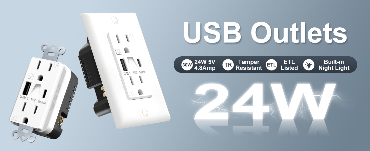 USB OUTLETS