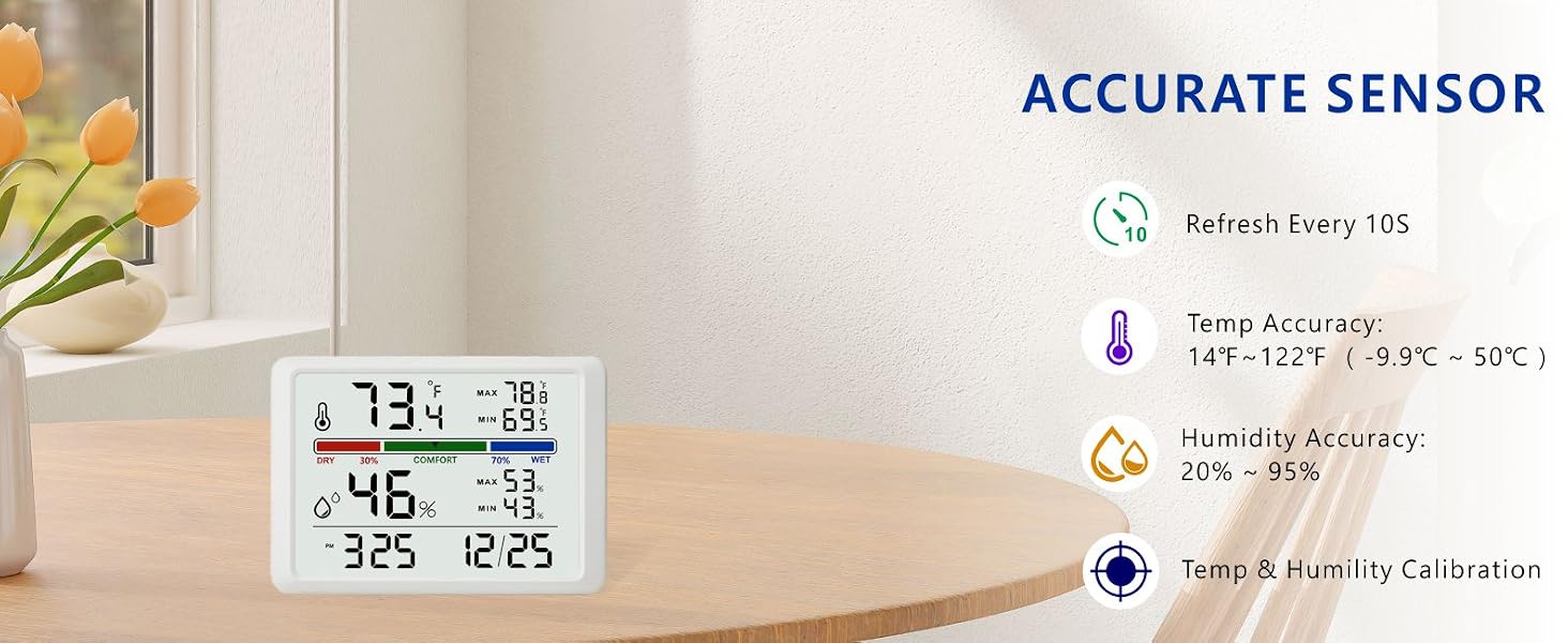 Digital Thermometer Hygrometer