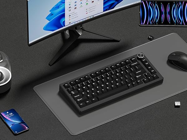 black keycaps