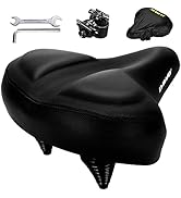 DAWAY C40 Comfortable Oversized Bike Seat - Compatible with Peloton, Exercise, Mountain or Road B...