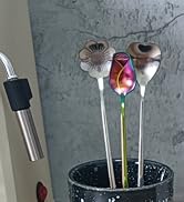 Stoneware Coffee Spoon Holder for Coffee Bar, Tea Spoon Holder Jar Teaspoon Holder Coffee Stirrer...