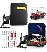 Golf Cart Mirror Universal Golf Cart Side Mirrors Rear view Mirrors for Club Car EZGO Yamaha UVT ...
