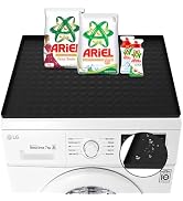1PC Washer Dryer Cover for The Top, 23.6''x19.7'' Washer and Dryer Top Protector Mat, Non-slip Wa...