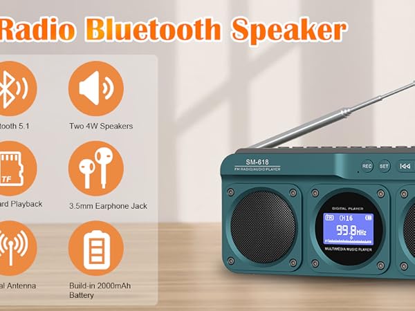 FM Bluetooth Speaker