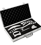FeelFree Sport Gua Sha Stainless Steel Tool Set of 6 Pieces Muscle Scraper Massage Tool Acupressu...