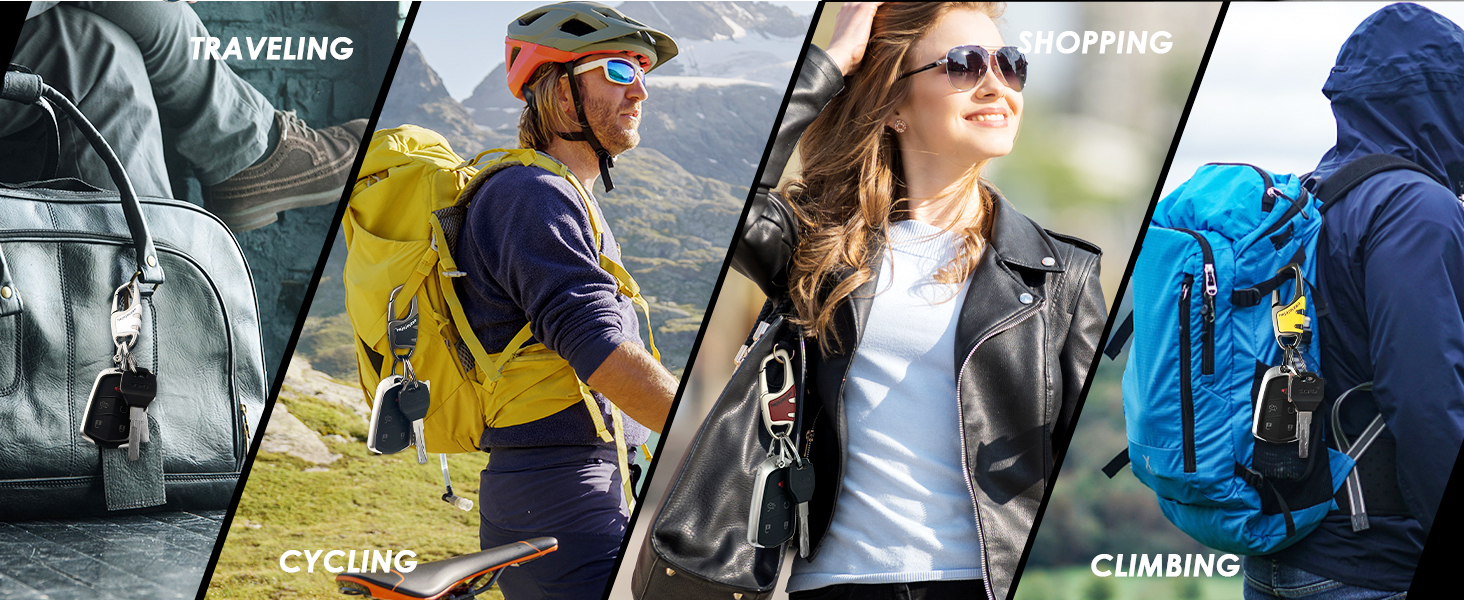 key clips for keychains,carabiner key ring,car key ring,key carabiner clip,heavy duty keychain