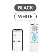 addlon 24'' RGB Ceiling Fans with Lights, Remote/APP Control, Modern Fandelier Flush Mount Low Pr...