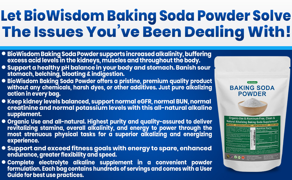 natural baking soda, baking soda supplement