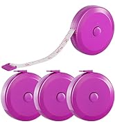 xunhewi 4 Pack Soft Retractable Measuring Tape,60-Inch 150cm,Purple Double Scale Tape Measure for...