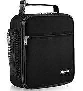 Lunch Box Insulated Lunch Bag - Durable Small Lunch Bag Reusable Adults Tote Bag Lunch Box for Ad...