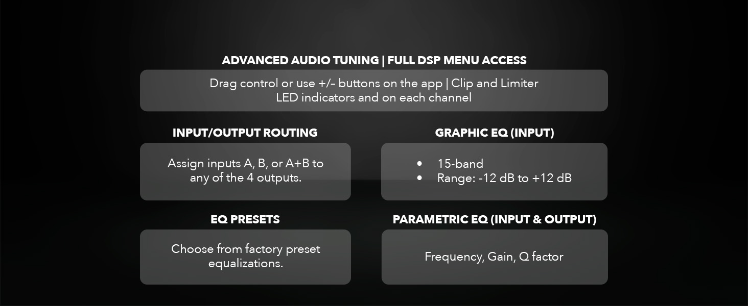 Taramps DSP PRO 2.4 BT+ Audio Tuner with Bluetooth and Crossover