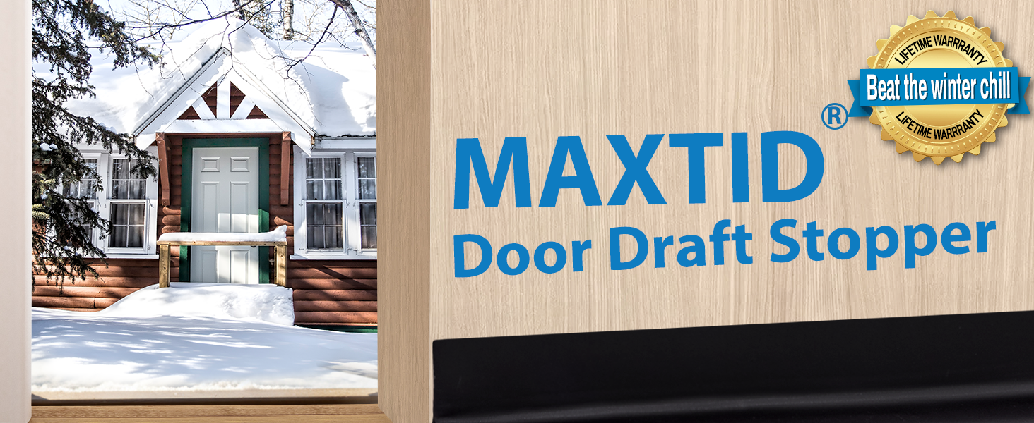 black door draft stopper